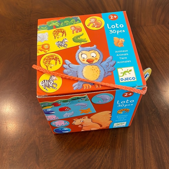 DJECO Other - DJECO loto animals game. 30 pieces with 5 game cards.